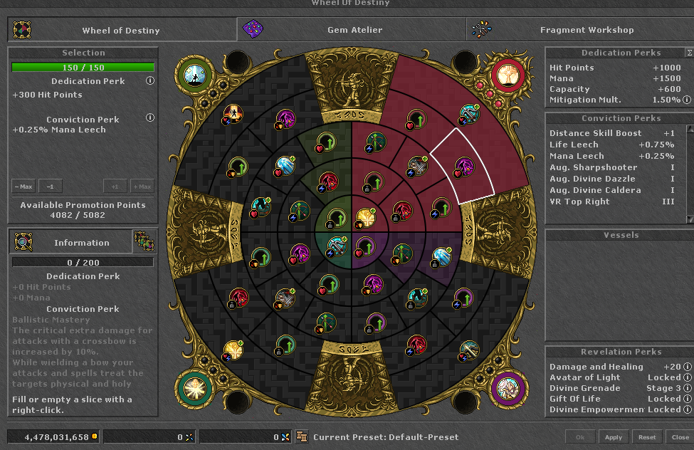 Wheel of Destiny funcional