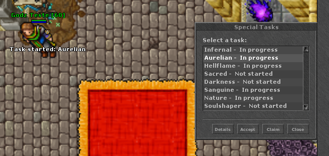 Sistema Special Tasks